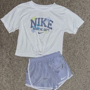 NWOT Nike girls two piece set sz 6x